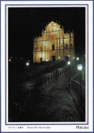 Macau/ Macao - Ruínas De S. Paulo Em Vista Nocturna/ Ruins Of St. Paul At Night - China