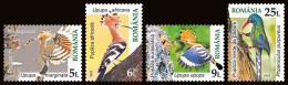 Romania 2025 Series MNH - Hoopoes, Birds, Fauna - Autres & Non Classés