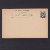 CAPE OF GOOD HOPE, Unused Pre-stamped Postcard, Surcharged - Cap De Bonne Espérance (1853-1904)