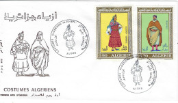 FDC 1971 ALGER COSTUMES ALGERIENS - Algérie (1962-...)