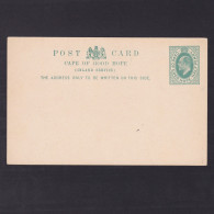 CAPE OF GOOD HOPE, Unused Pre-stamped Postcard - Cap De Bonne Espérance (1853-1904)