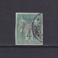 FRENCH COLONIES 1877, Sc# 24, Sage, Used - Sage