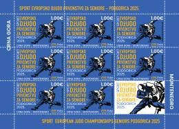 2025, Sport European Judo Championship For Seniors - Podgorica 2025, Montenegro, MNH - Montenegro