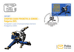 2025 FDC, Sport European Judo Championship For Seniors - Podgorica 2025, Montenegro, MNH - Montenegro