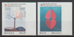 België OCB 2161 / 2162 Ongetand Met Rugnummer 965 - 1981-2000