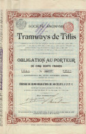 - Titre De 1904 - Société Anonyme Des Tramways De Tiflis - Russia