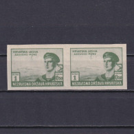 CROATIA 1943, Sc# B33, Proof, Youth Society, MH - Croatie