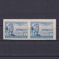 CROATIA 1943, Sc# B34, Proof, Youth Society, MH - Croatie