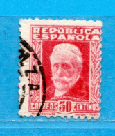 (Us6) )  SPAGNA °- 1931-34 - .Yv. 505. Usato - Oblitérés