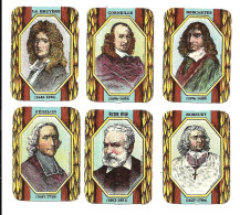 AW40 - PETITS CHROMOS CIRAGE SADOL - FENELON - VICTOR HUGO - DESCARTES - CORNEILLE - BOSSUET - LA BRUYERE - Otros & Sin Clasificación