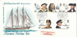 GREAT BRITAIN FDC 918-922 - 1981-1990 Decimal Issues