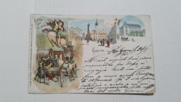 Autriche - Gruss Aus SAINT POLTEN 1899 LITHO - Autres & Non Classés