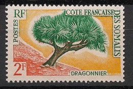 COTE DES SOMALIS - 1962 - N°YT. 305 - Dragonnier 2f - Neuf Luxe** / MNH - Ongebruikt