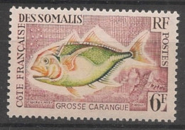 COTE DES SOMALIS - 1962 - N°YT. 307 - Grosse Carangue 6f - Neuf Luxe** / MNH - Ongebruikt