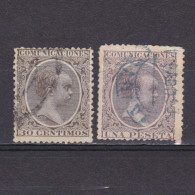SPAIN 1889, Sc# 264-268, Part Set, Used - Oblitérés