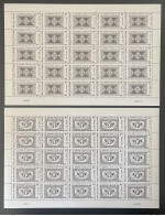 Wallis Et Futuna 2011 YT N°755 - 756 Artisanat Handicraft Planche Feuille Entière Full Sheet Bogen MNH** - Neufs