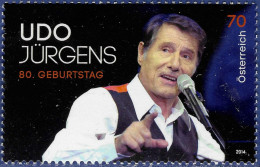 Austria 2014 Udo Jürgens 80 Year 1 Value MNH - Musique