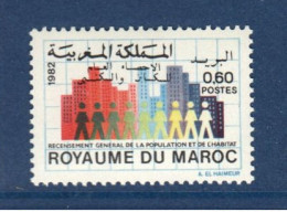 Maroc, **, Yv 928, Mi 1003, SG 616, Recensement, - Maroc (1956-...)