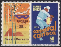 Brasilien 1970 Karneval In Rio De Janeiro 1247/48 Postfrisch - Neufs