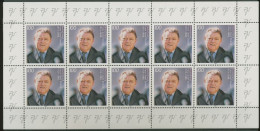 Bund 1995 80. Geb. Von Franz-Josef Strauß Kleinbogen 1818 K Postfrisch (C15072) - Sonstige & Ohne Zuordnung