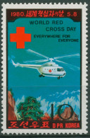 Korea (Nord) 1980 Rotes Kreuz Hubschrauber 1980 Postfrisch - Corée Du Nord