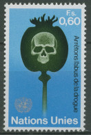 UNO Genf 1973 Drogenmissbrauch Totenschädel Mohn 32 Postfrisch - Neufs