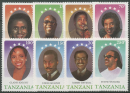Tansania 1990 Entertainer Eddie Murphy Stevie Wonder 670/77 Postfrisch - Tanzanie (1964-...)