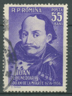 Rumänien 1956 Siebenbürgen Heerführer Ioan De Hunedoara 1603 Gestempelt - Oblitérés