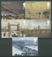 Großbritannien 2002 Themsebrücken In London 2043/47 Postfrisch - Ongebruikt