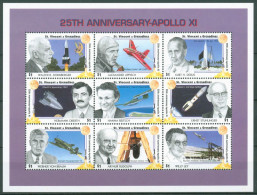 St. Vincent-Grenadinen 1994 Raumfahrt Mondlandung 2961/69 K Postfrisch (C64935) - St.Vincent & Grenadines