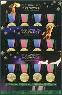 St. Vincent-Grenadinen 2018 Olympia Pyeongchang 7963/74 K Postfrisch (C64953) - St.Vincent & Grenadines