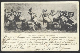 CPA Nouvelles Hébrides Circulée Type Ethnique Vanuatu - Vanuatu