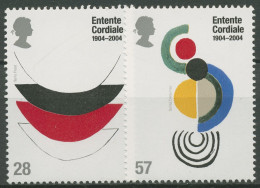 Großbritannien 2004 100 Jahre Entente Cordiale 2208/09 Postfrisch - Ongebruikt