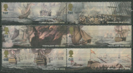 Großbritannien 2005 Seeschlacht Von Trafalgar Segelschiffe 2348/53 Postfrisch - Neufs