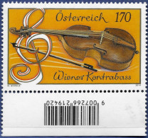 Austria 2014 Viennese Double Bass 1 Value MNH - Musique
