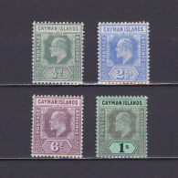 CAYMAN ISLANDS 1907, SG# 25-33, CV £105, Part Set, MH - Iles Caïmans