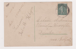 Cachet Alsace Reconquise Sans Nom De Département - WW I