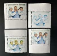 Sénégal 1999 Mi. 1887 Color Proofs Essais Couleur TV Serie USA " The Three Stooges " Television Fernsehen - Sénégal (1960-...)