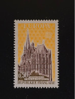 1714 0.50 Fr. Jaune Olive Et Brun-violet 1972 NEUF MNH** Europa C E P T Cathédrale D'Aix La Chapelle - Ongebruikt