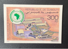Djibouti 1995 Mi. 618 Cromalin Proof Epreuve Courvoisier Banque Africaine De Développement 30e Anniversaire Map Carte - Djibouti (1977-...)