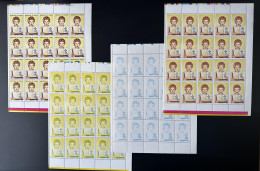 Sénégal 1999 Mi. 1867 300F Sheets Planches Color Proofs Essais Couleur TV Serie USA " I Love Lucy " Television Fernsehen - Sénégal (1960-...)