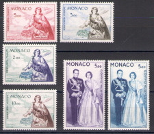 1960-61 Monaco - Principi Ranieri E Santa Devota N. A73/A78 - MNH** - Autres & Non Classés