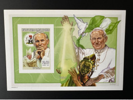 Comores Comoros Komoren 1999 YT 1122 ND Bloc De Luxe Pape Jean-Paul II Papst Johannes Paul Pope John Paul Dove Colombe - Pigeons & Columbiformes