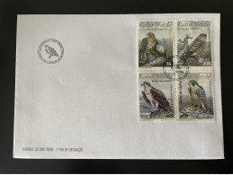 Cape Kap Verde Cabo Verde 2008 Mi. 934 - 937 FDC Aves De Rapina Greifvögel Birds Of Prey Oiseaux Rapaces Vögel - Cap Vert