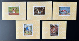 Niger 1984 Mi. 876 - 881 Blocs De Luxe ND IMPERF Jeux Olympiques Olympic Games Los Angeles Olympia - Ete 1984: Los Angeles