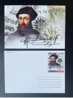 Sierra Leone 2020 Mi. ? Stationery Entier Ganzsache Ferdinand Magellan Fernand Fernao Magalhaes Discoverer Compass - Explorateurs
