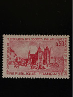 1718 0.50 Fr. Rouge 1972 NEUF MNH** 45ème Congrès National De La Fédération Des Sociétés Philatéliques Françaises - Ongebruikt