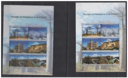 Madagascar Madagaskar 2014 Chine LENTICULAR + NORMAL Bloc Sheet Block China Joint Issue Tsingy Baobab Ranavalona - Madagascar (1960-...)