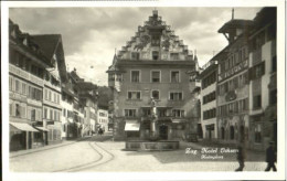 Zug ZG Zug Hotel Ochsen Ungelaufen Ca. 1955 - Autres & Non Classés