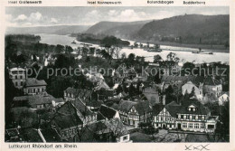 Rhoendorf Hotel Zur Loewenburg Insel Grafenwerth Insel Nonnenwerth Rolandsbogen - Bad Honnef